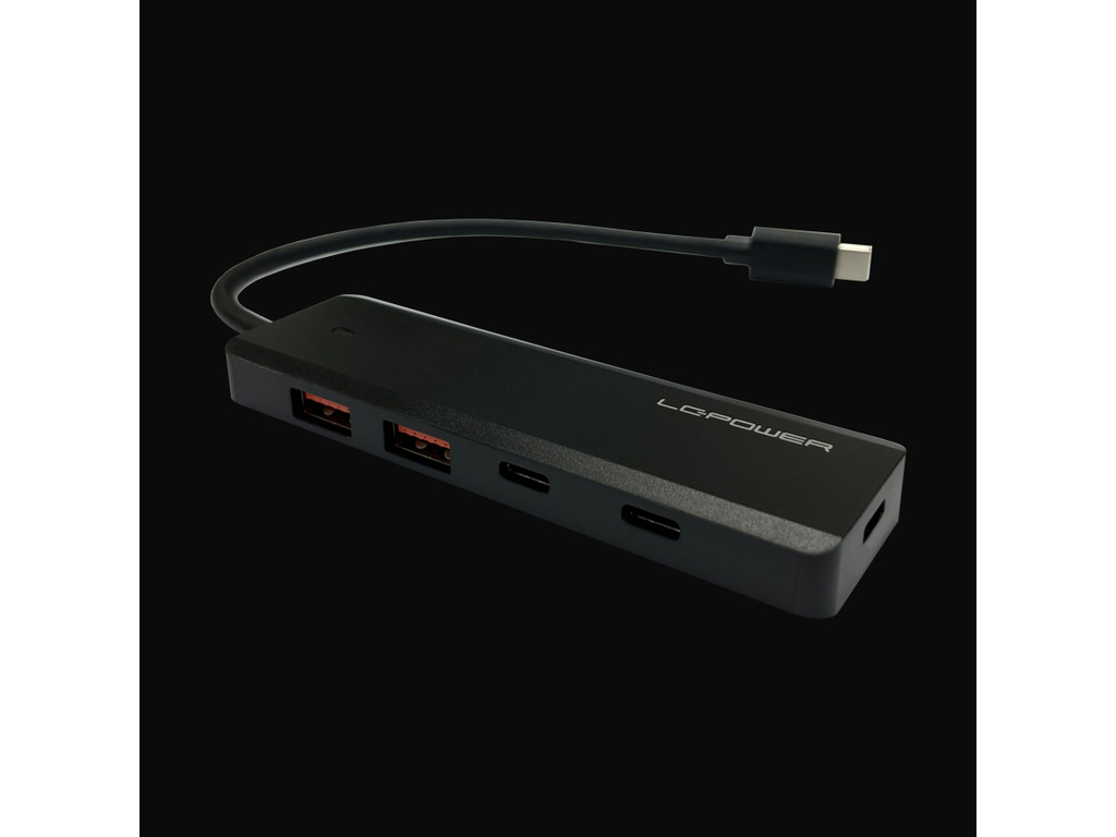 LC-Power 5in1 Hub2x USB-A, 2x USB-C,1x USB-C for
