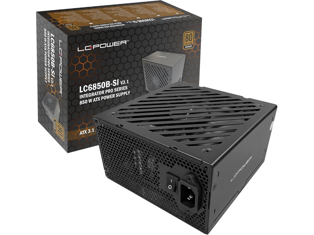 LC-Power PSU 850w Bronze 80+, ATX, 135mm fan