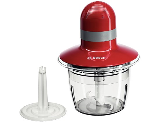 BOSCH sjeckalica 400W, CRVENA, 0.8L,INOX nož