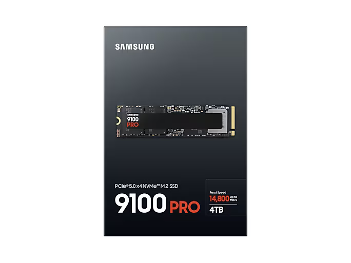 Samsung SSD 9100 PRO 4TB NVMeM.2,PCIe 5.0