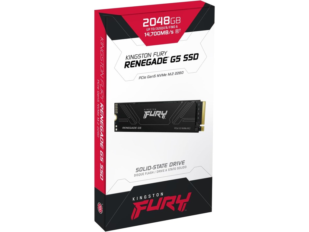 Kingston SSD 2TB NVMe M.2Fury Renegade,  PCIe