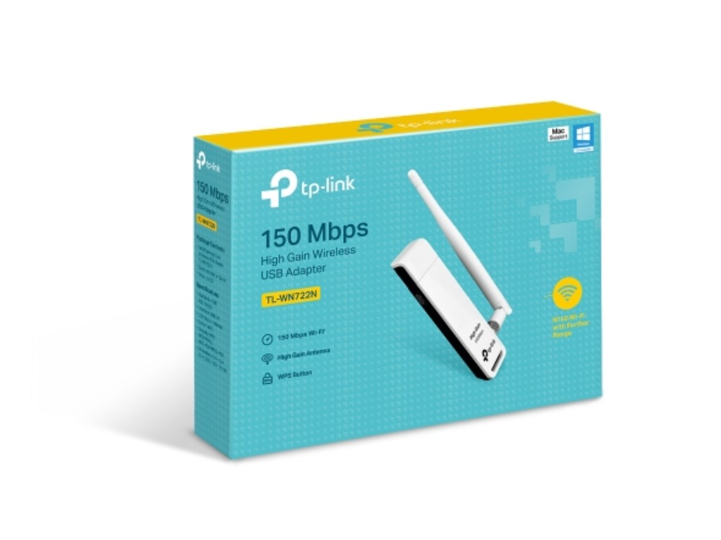 TP-Link TL-WN722N Wireless USBmrežna kartica, 150