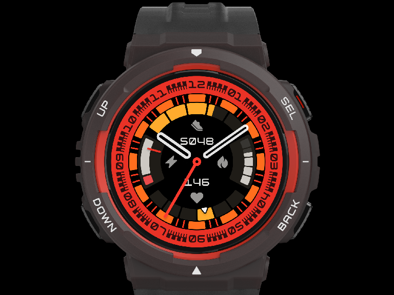 Amazfit Active Edge Lava Black1.32"; 10 ATM