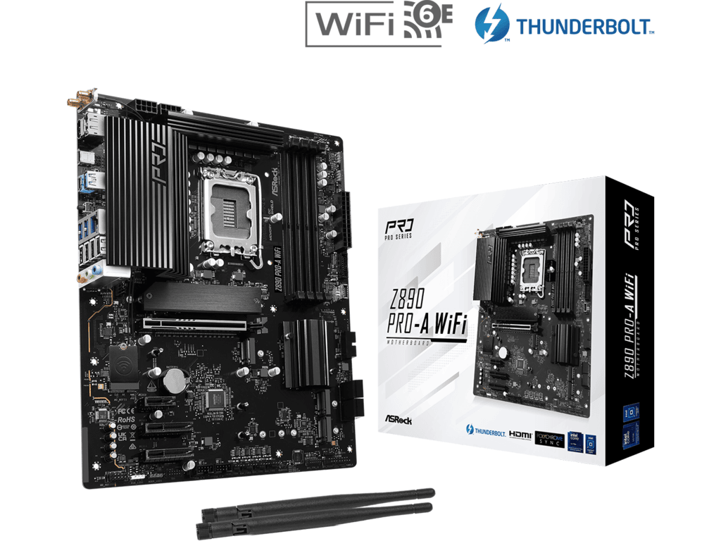 ASROCK MB Z890 PRO-A WIFILGA1851, 4xDDR5, 4xM.2